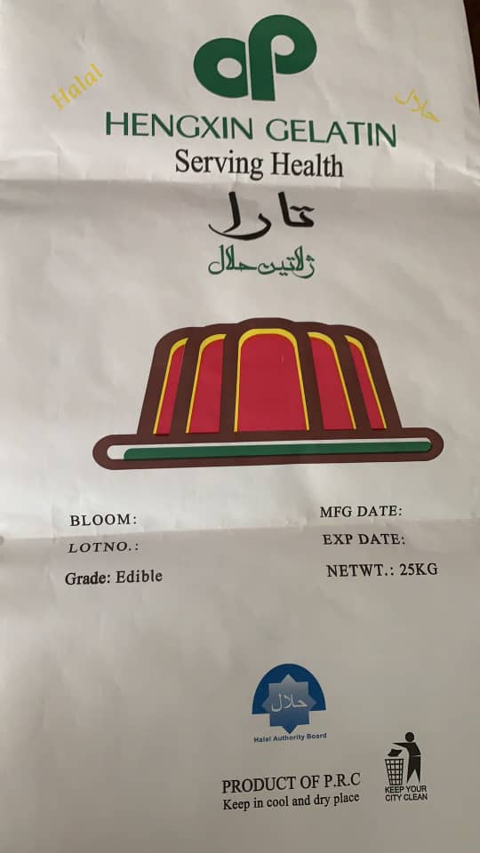 Gelatin Halal Bovine Hide